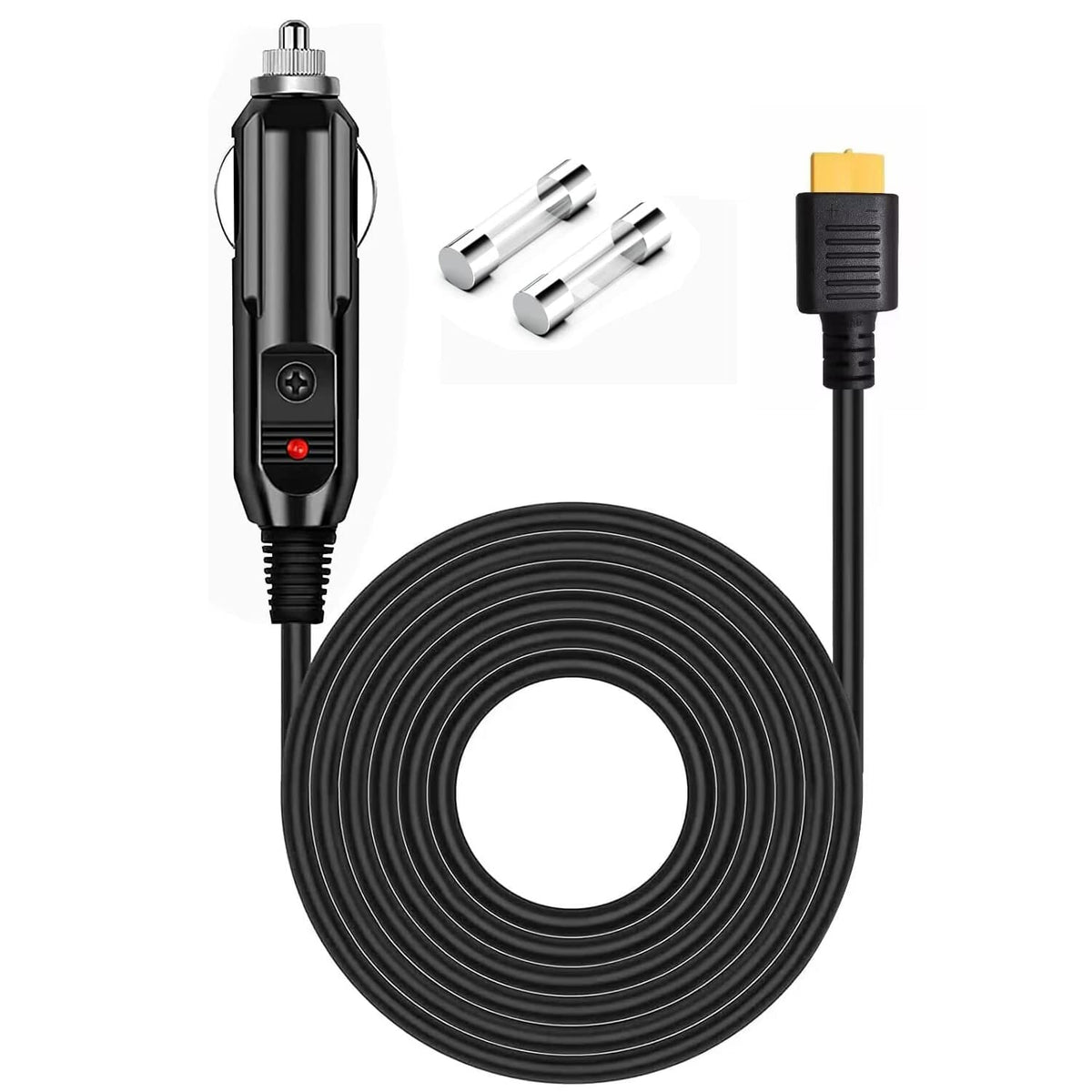 GRNPOWCN XT60 cable connects BLUETTI units for on-the-go charging.