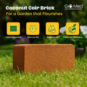 Gro-Med Coco Coir expands to 20 quarts for larger plantings.