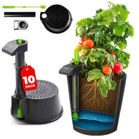 GroBucket self-watering insert transforms a 5-gallon bucket into a simple planter.