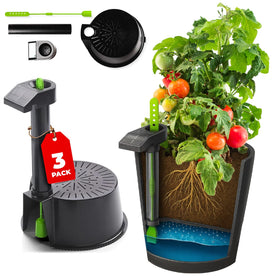 GroBucket self-watering insert fits a 5-gallon bucket for effortless indoor or outdoor gardening.