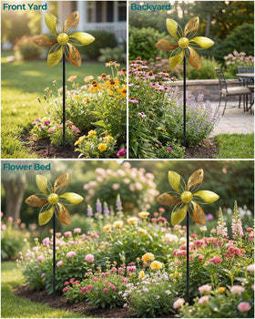 Gronhof decorative yard art creates gentle motion without overpowering your landscape.