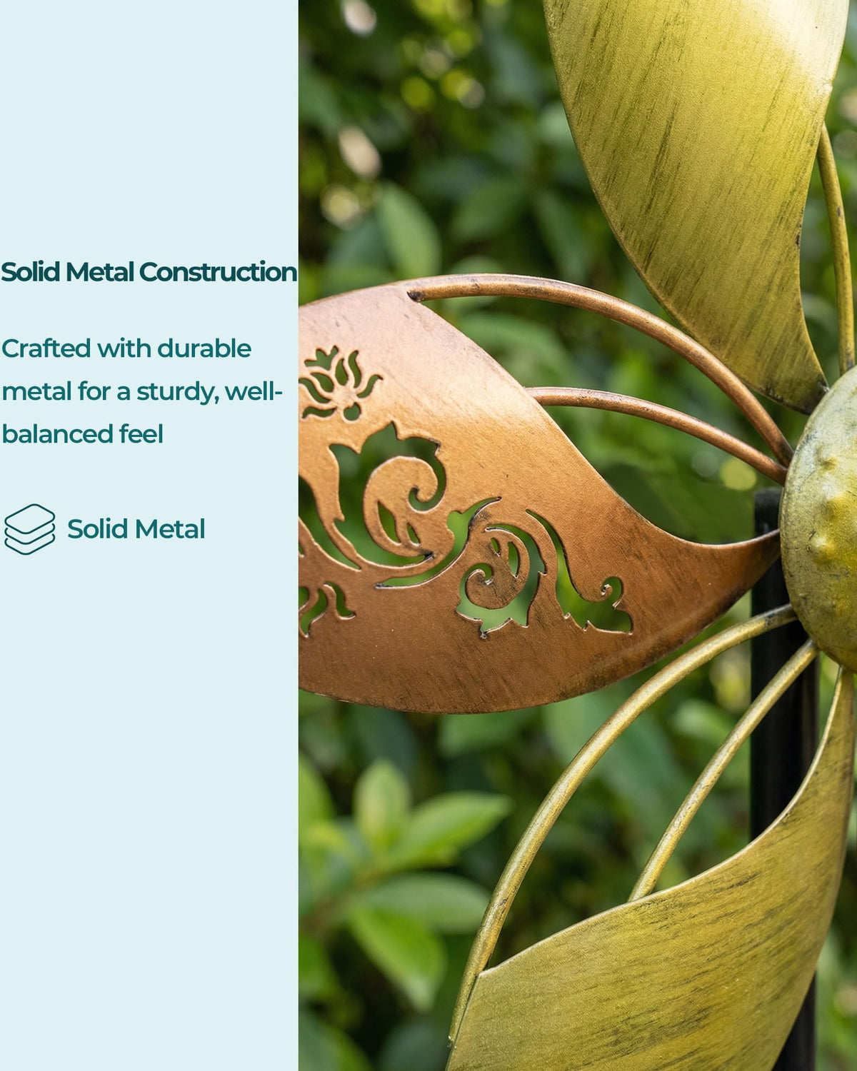 Gronhof garden accent adds sunlit elegance to lawns, pathways, and flower beds.