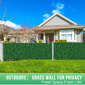 Grooy UV-tested greenery resists sun and weather for lasting color.