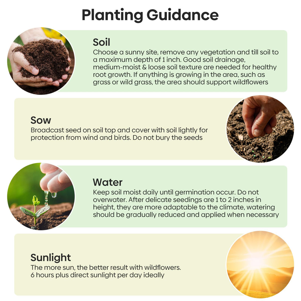 Groundio resealable aluminum-foil packaging keeps seeds fresh and ready.
