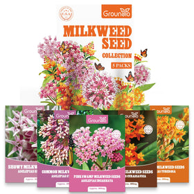 Groundio tropical milkweed seeds pack ready for planting to attract monarchs