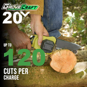 Grovecraft ergonomic grip area designed for comfortable use
