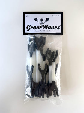 Grow Bones branch spreaders collection: 15-piece set for precise training and even canopy spacing.