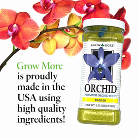 Close-up of chelated nutrients in Grow More orchid fertilizer