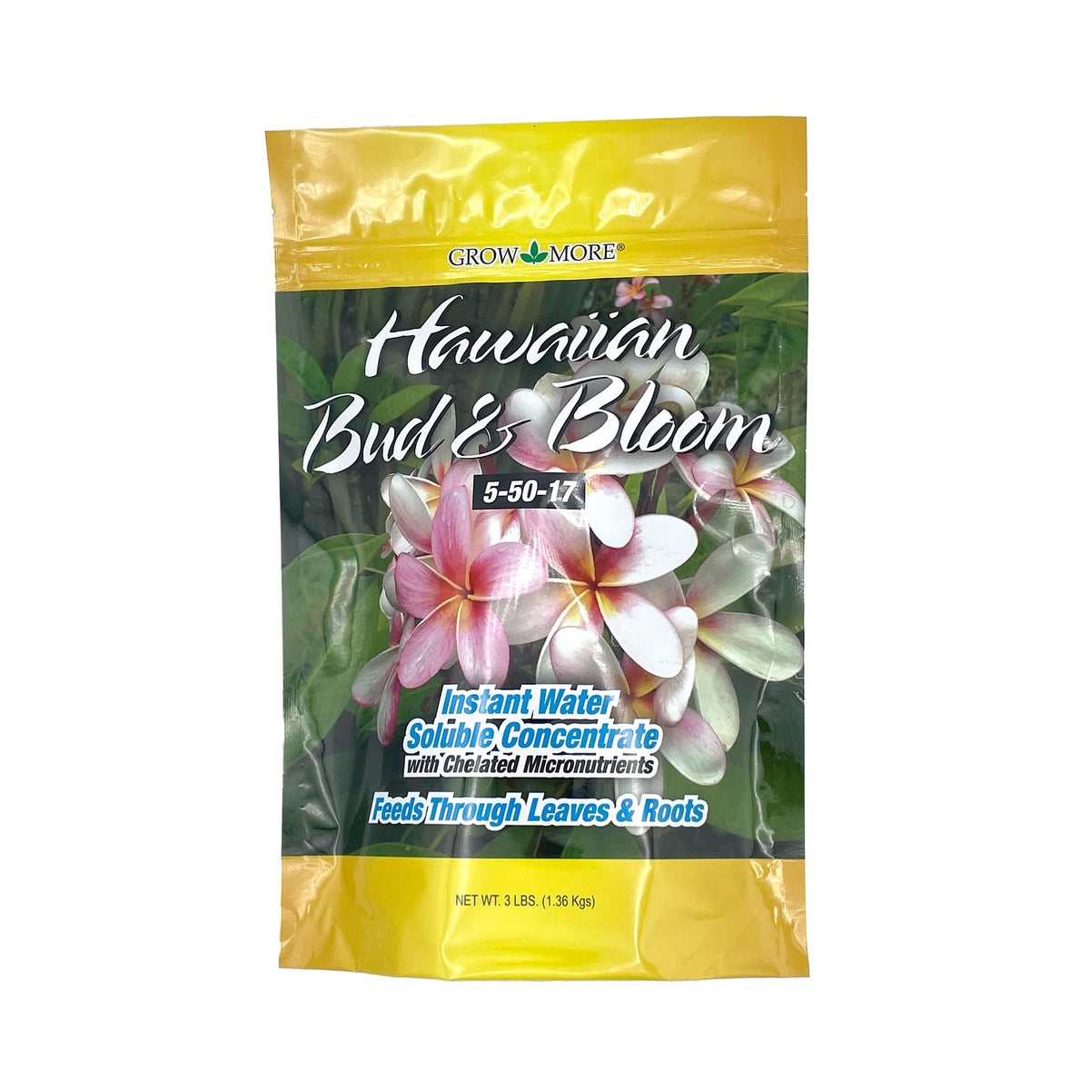 Grow More Hawaiian Bud and Bloom bottle ready for precise bloom boosting.