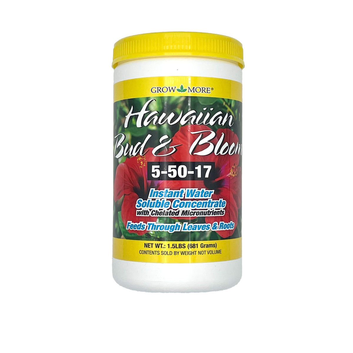 Grow More Hawaiian Bud & Bloom bag front, ready to boost vibrant blooms.