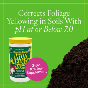 Grow More iron chelate concentrate foliar spray on green plants