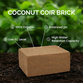 Growbycoco pH-neutral coir suits a wide range of indoor and outdoor plants.