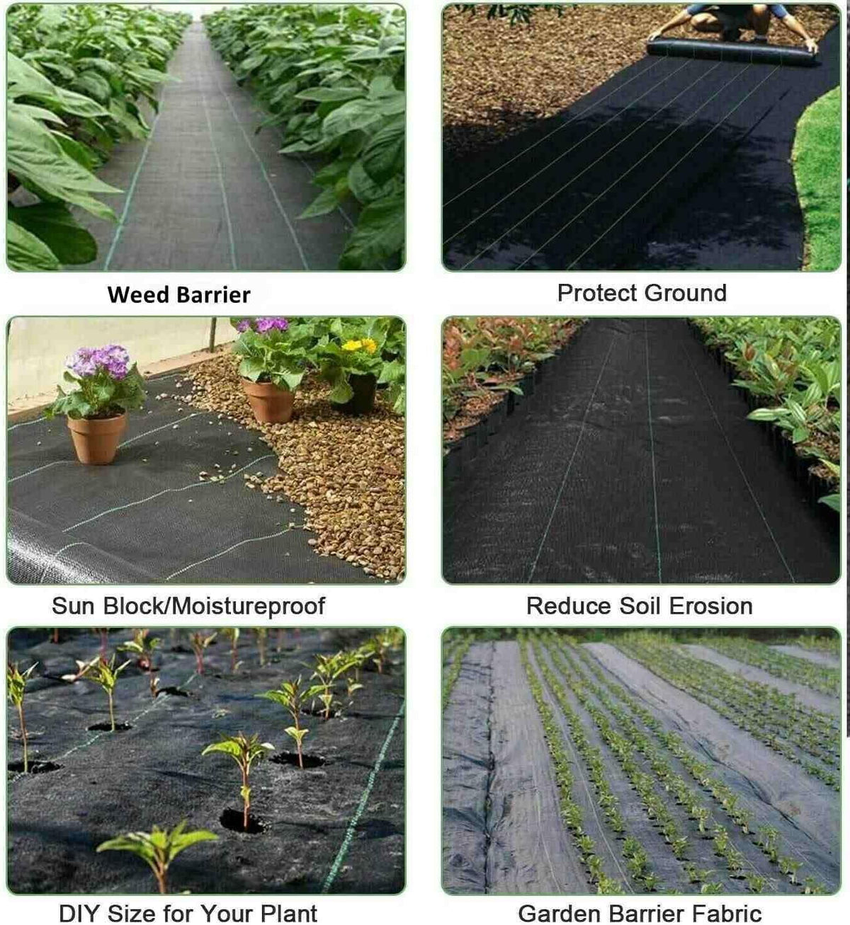 Groweco weed barrier suitable for driveways and gravel pathways.