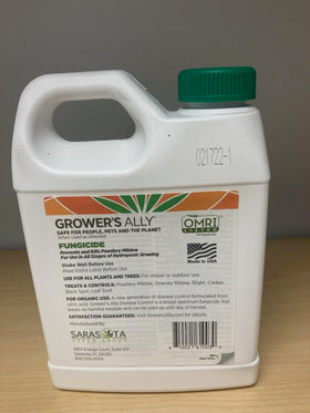 Broad-spectrum protection against multiple pathogens in vigorous plant growth with Grower's Ally.