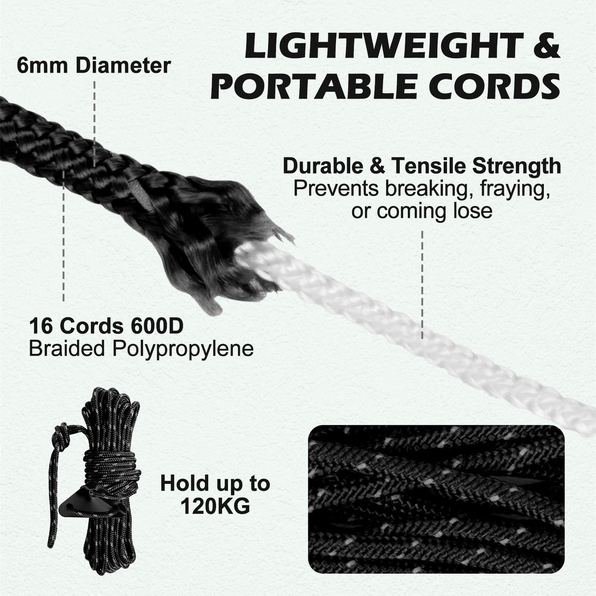 GrowGlow versatile ground anchors usable for tents or gardens