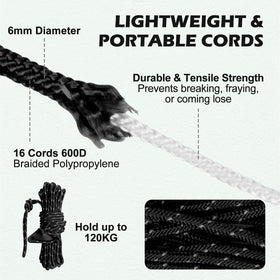 GrowGlow versatile ground anchors usable for tents or gardens