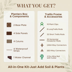 Growia patio garden setup suitable for indoor and outdoor spaces