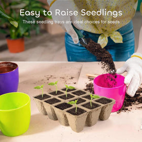 Growneer easy seedling transplant tray simplifies pot separation
