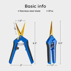 GROWNEER titanium-coated blades resist corrosion for durable pruning