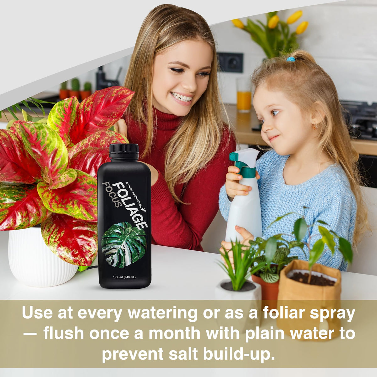 Leaf spray using GT Foliage Focus for direct uptake