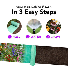 Growtrax eco fabric detail highlighting moisture retention and seed protection