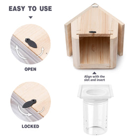 Screw and horse-nail reinforcement ensures long-lasting outdoor use.