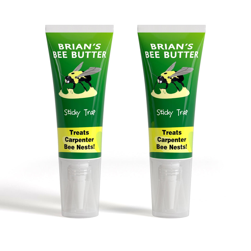 GRTRE carpenter bee traps outside in a 2-pack for exterior protection against pests