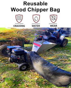 GS Alderaul leaf-chip bag in action shows efficient containment.