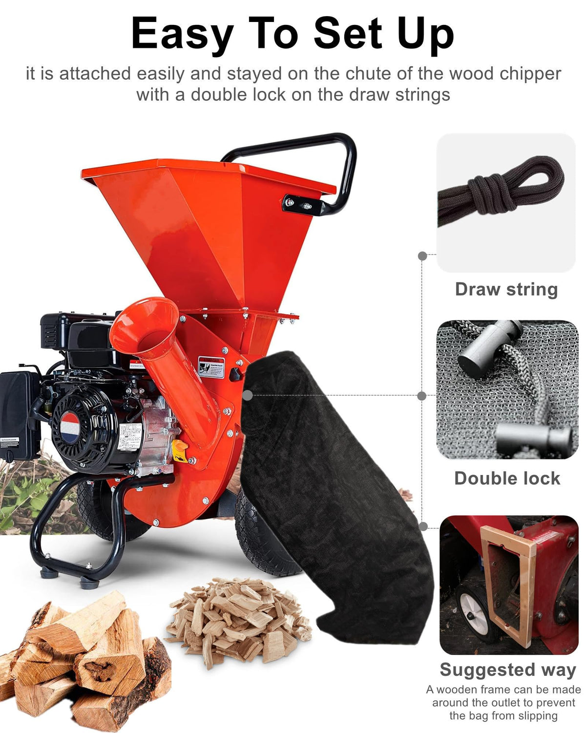 GS Alderaul universal compatibility highlights versatile use with many chippers.