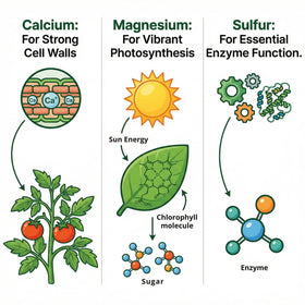GS Plant Foods Cal-Mag 420 Dry packaging provides easy storage and dosing.