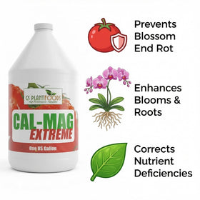 GS Plant Foods Cal-Mag Extreme 1-gallon container ready for regular feeding