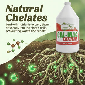 GS Plant Foods Cal-Mag Extreme bottle pour demonstrates simple mixing