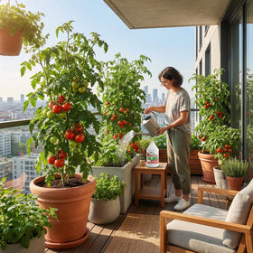 GS Plant Foods Cal-Mag Extreme plant health scene showing vigorous growth