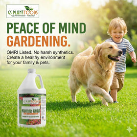 GS Plant Foods Humic Acid leonardite-derived organic matter foundation.