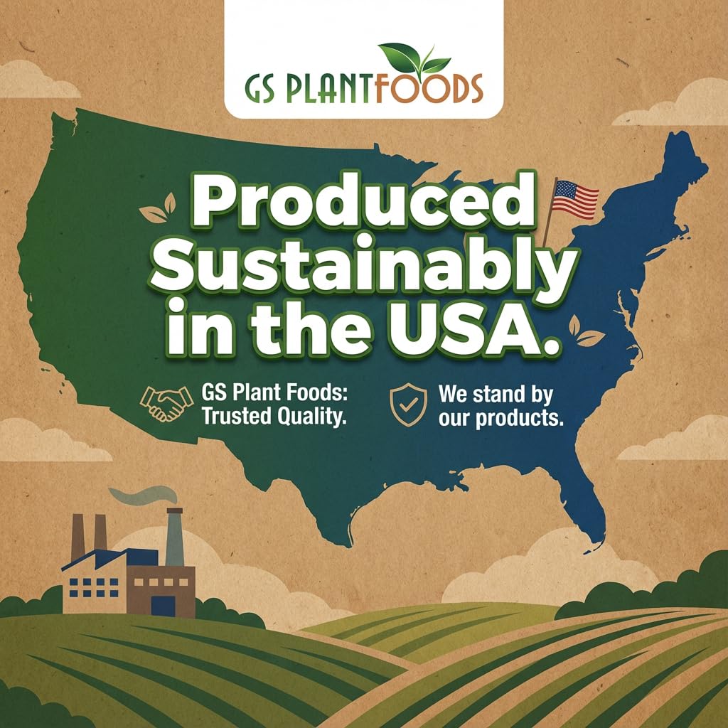 USA-made GS Plant Foods fertilizer seal highlights sustainable production