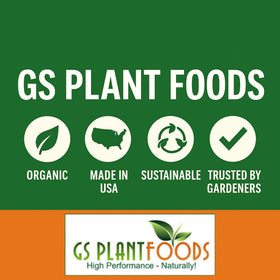Label highlights organic, pet-safe lawn care with GS Plant Foods.