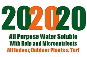 Vegetables and ornamentals nourished by GS Plant Foods 20-20-20 mix