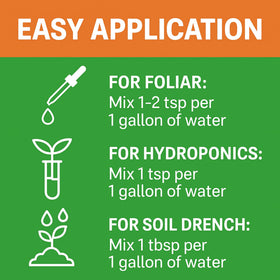 Yucca Wet used as soil drench to enhance water penetration in soil.