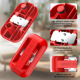 GSCIT Club Edge Banding Trimmer with air spring design for quick blade changes