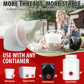 GSHWXD compatible with buckets, barrels, bins, and troughs for versatile setups.