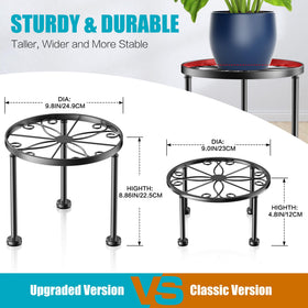 Gskeco heavy duty iron frame stands up to weather for outdoors