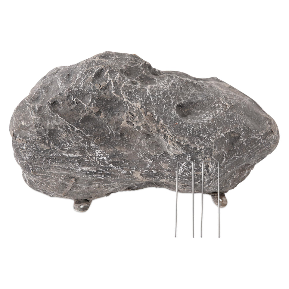 GSM Brands fake rock for outdoor garden decor blends with landscape