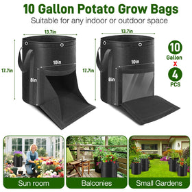 Gsonia 10-gallon bag suited for potatoes and more in small spaces.