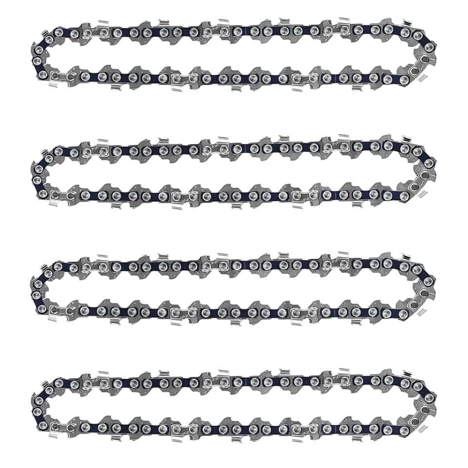 GSSHBR 8-inch chain shows 043 gauge and 33 drive links.