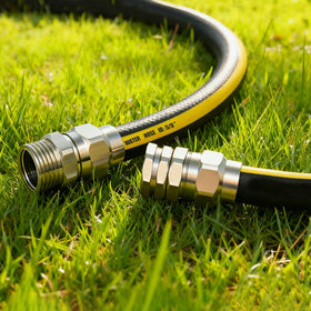 G-Sunny brass threaded connection with washer demonstrates reliable leak prevention