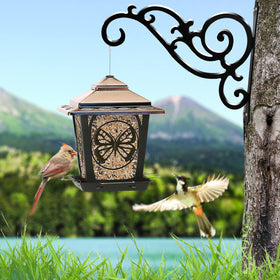 GSY wind chime hanger enhances garden ambience.