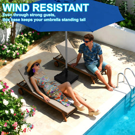 GT GETCO TECH fillable umbrella base supports sand or water for stability