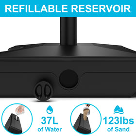 GT GETCO TECH heavy-duty HDPE umbrella base built for outdoor durability