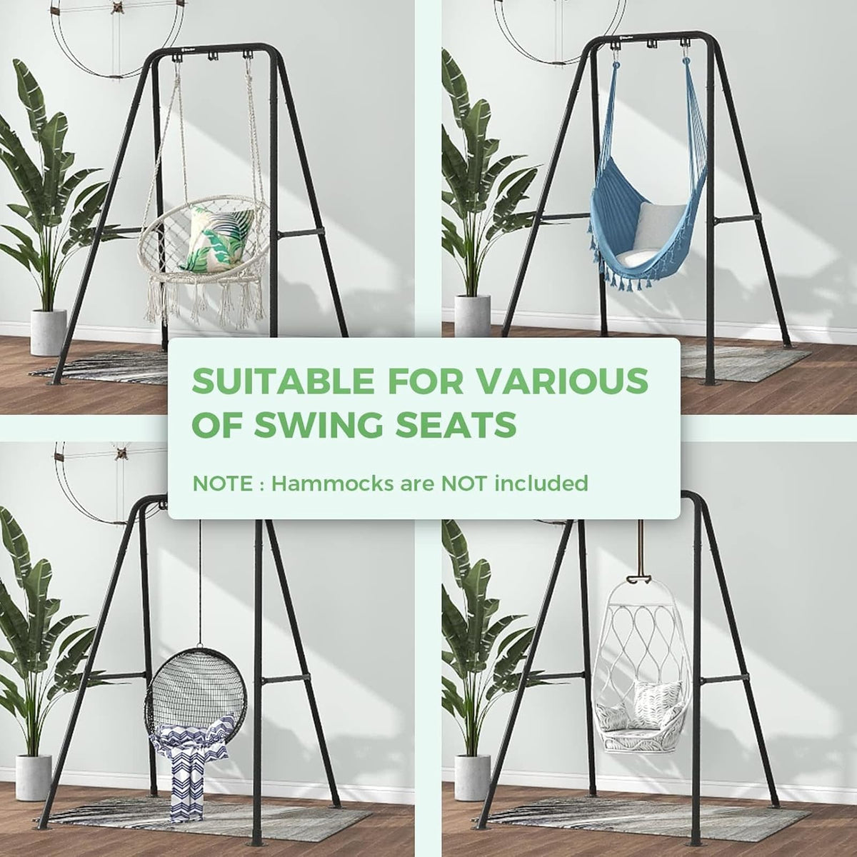 G TALECO GEAR hammock stand supports up to 300 pounds safely