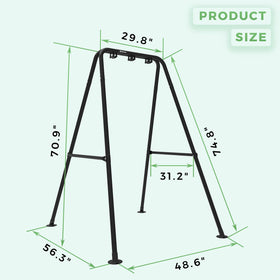 G TALECO GEAR hammock stand features a patented design for reliable support